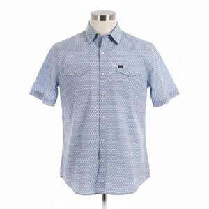 Howler Bros H Bar B Snapshirt L Lockhart Floral Pool Blue Rodeo Western Cowboy